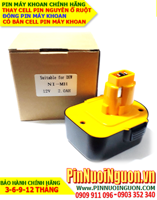 Pin máy khoan Dewalt 12V-3000mAh, thay cells pin / hàng có sẳn - bảo hành 06 tháng